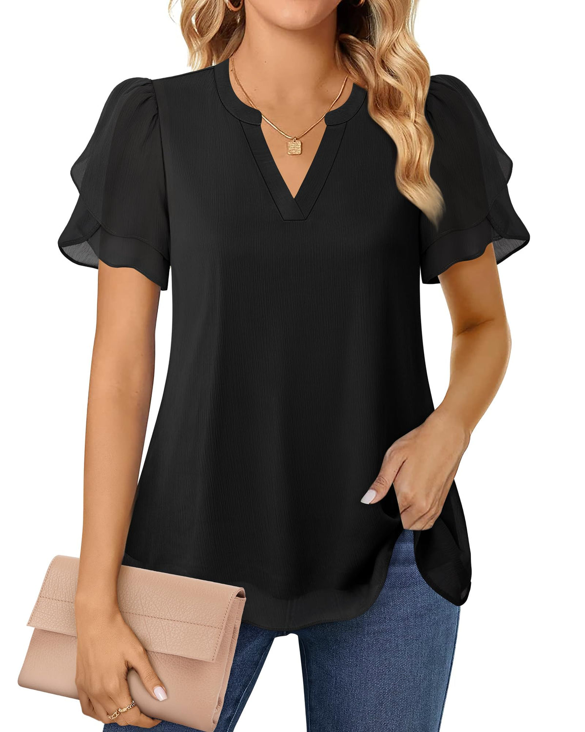 Polyester Blouses - Women&