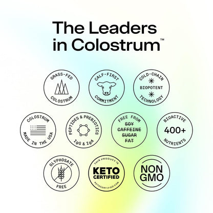 ARMRA Colostrum™ Powder | Blood Orange | Gut Health &amp; Bloating | Skin &amp; Hair | Immunity | Keto, Gluten &amp; Fat-Free | 30 Servings