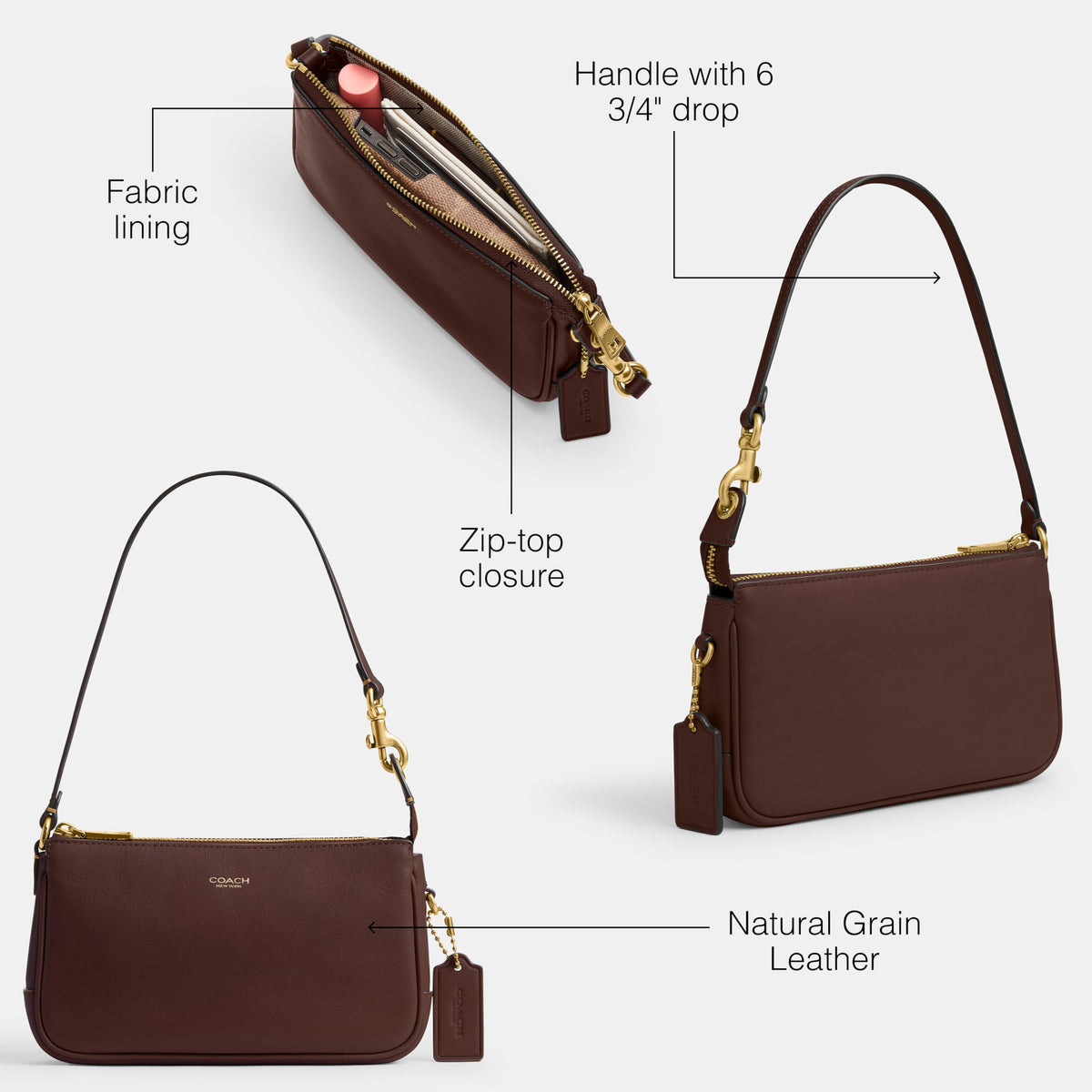 Coach Women’s Plaza Bag 18