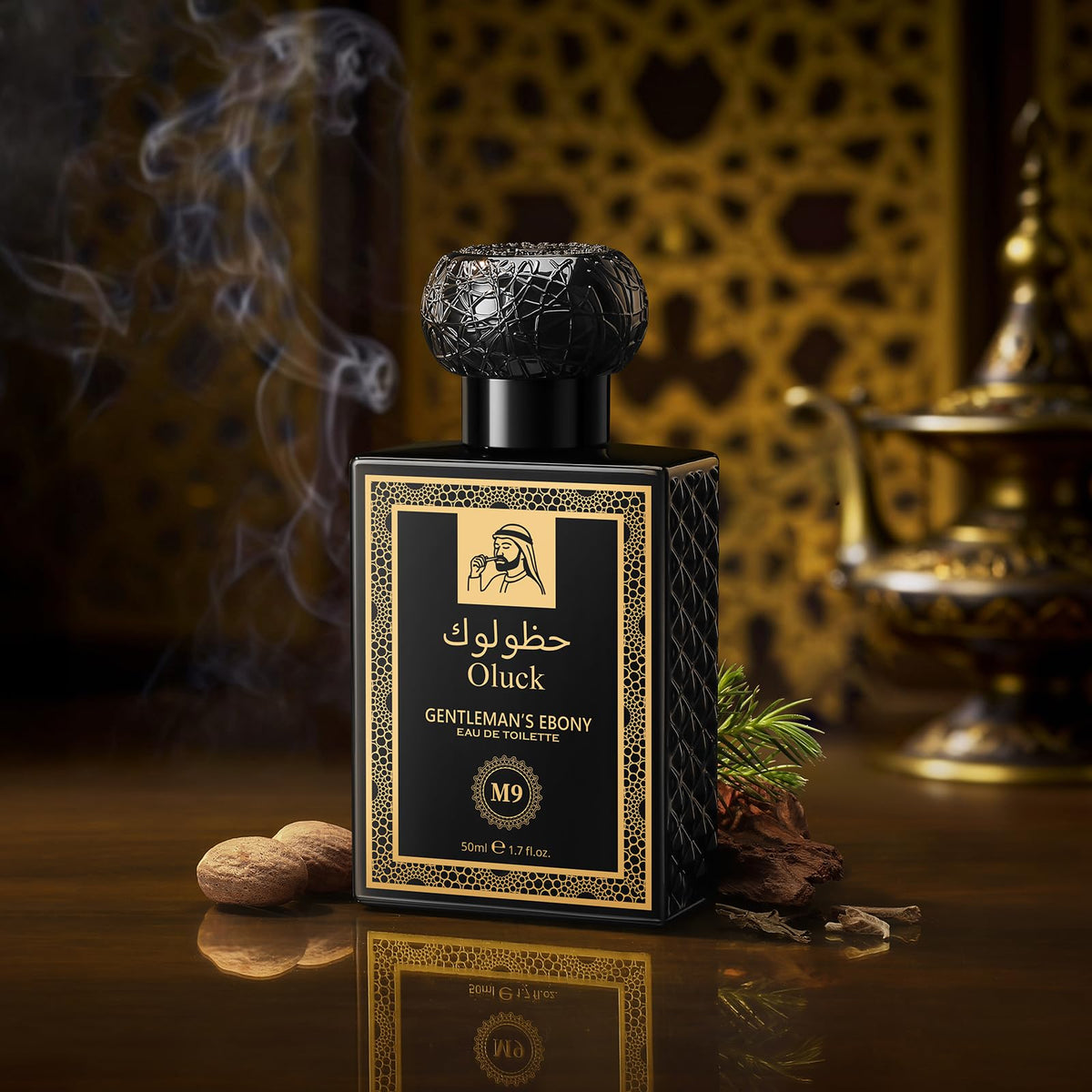 Oluck Gulf Night Perfume M7 Cologne for Women &amp; Men, Lemon Pineapple Nutmeg Cedarwood Vanilla Notes, Middle Eastern Fragrance