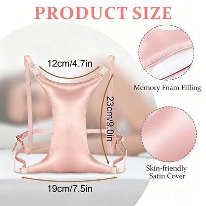 Premium Breast Support Pillow for Side Sleepers – Reduce Chest Wrinkles, Chest Compression &amp; Improve Sleep Comfort