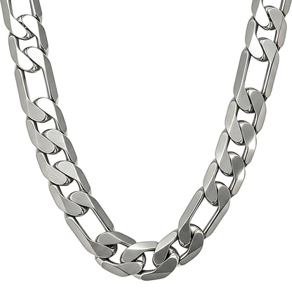 Premium 18K Gold-Plated Figaro Chain Necklace – Stainless Steel | Waterproof &amp; Tarnish Resistant