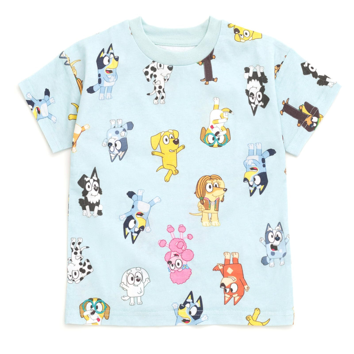 Bluey 3-Piece Kids Outfit Set - T-Shirt, Shorts &amp; Baseball Cap for Toddlers to Big Kids