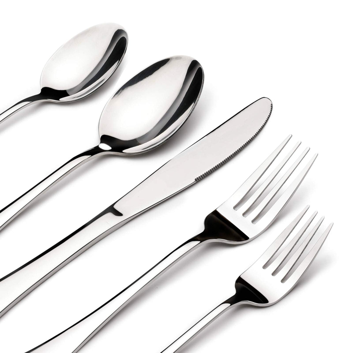 Silverware Set, Stainless Steel Flatware Utensils Cutlery Set