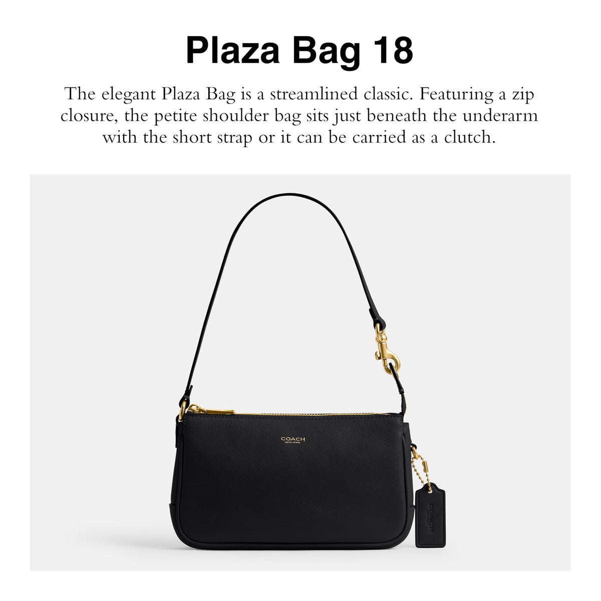 Coach Women’s Plaza Bag 18