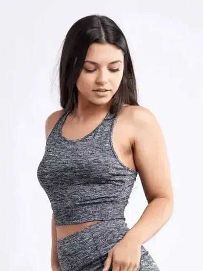 Racerback Training Crop Tank – Lightweight &amp; Breathable for Workouts