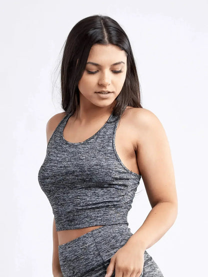 Racerback Training Crop Tank – Lightweight &amp; Breathable for Workouts