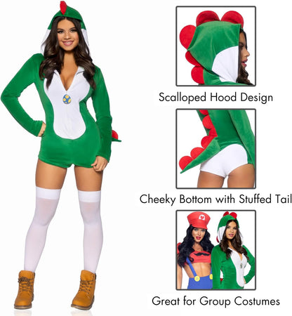 Ultra Soft Zipper Romper Costume - Women&