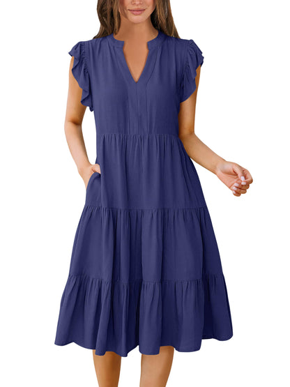 Blue Casual Dresses - Women&