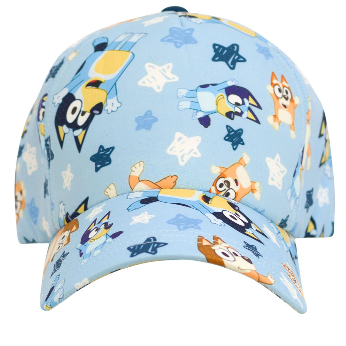 Bluey 3-Piece Kids Outfit Set - T-Shirt, Shorts &amp; Baseball Cap for Toddlers to Big Kids
