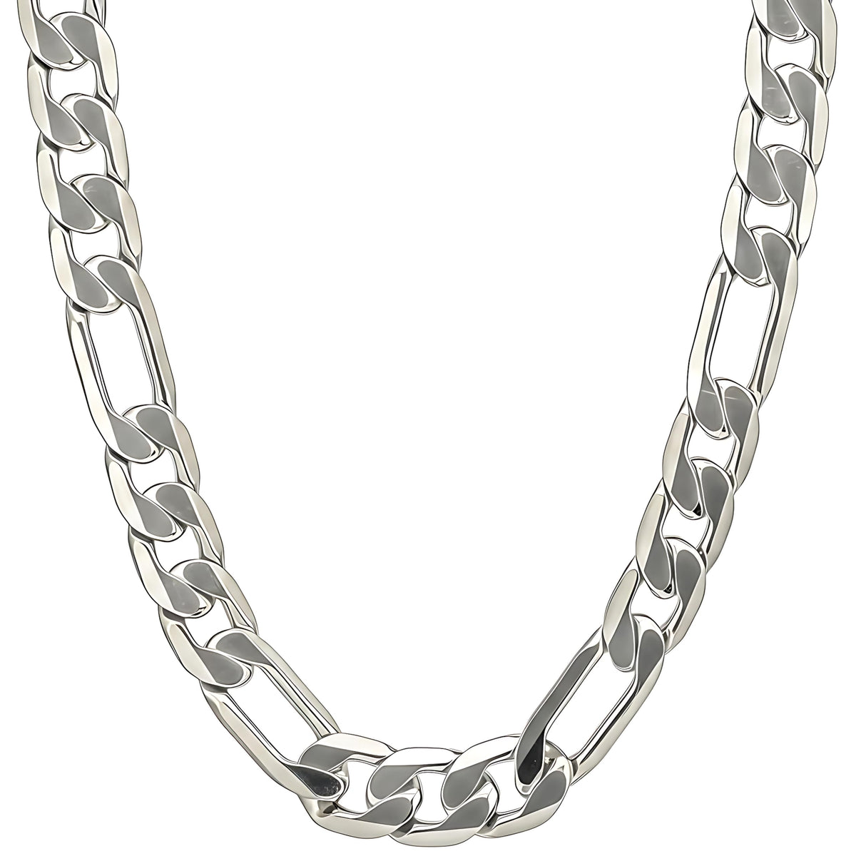 Premium 18K Gold-Plated Figaro Chain Necklace – Stainless Steel | Waterproof &amp; Tarnish Resistant