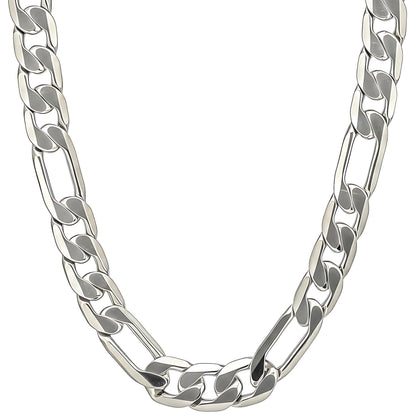 Premium 18K Gold-Plated Figaro Chain Necklace – Stainless Steel | Waterproof &amp; Tarnish Resistant