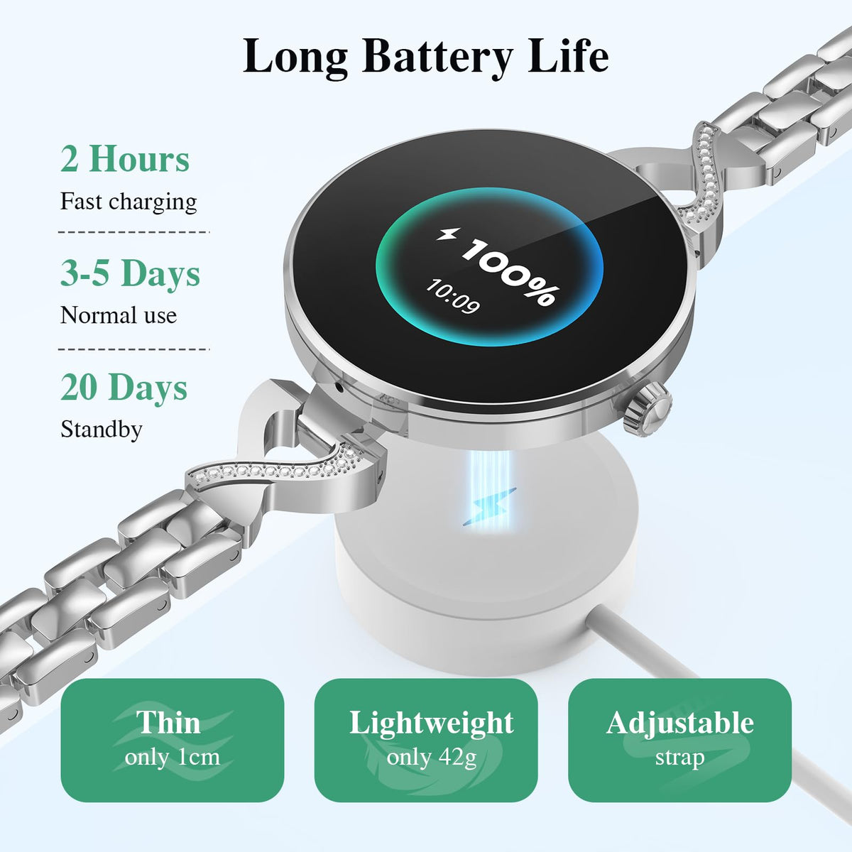 Smart Watches for Women, Answer/Make Call, 1.04&