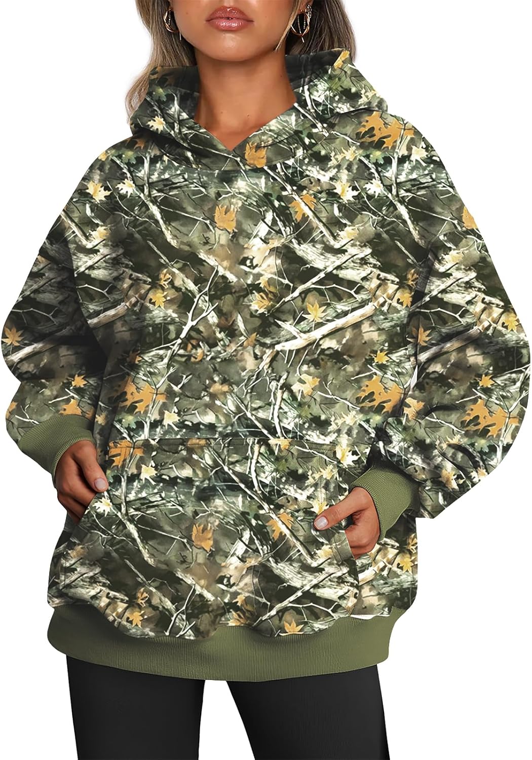 Oversized Fleece Hoodie - Thick Pullover Sweatshirt for Fall &amp; Winter
