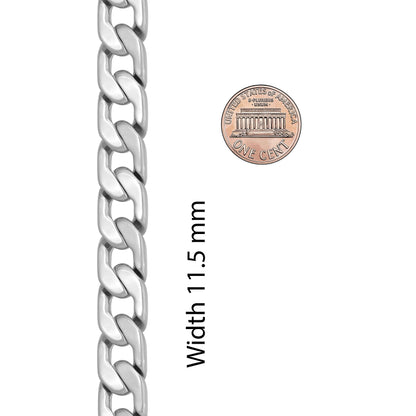 Premium 18K Gold-Plated Cuban Link Bracelet – Luxury Stainless Steel | Waterproof &amp; Tarnish Resistant