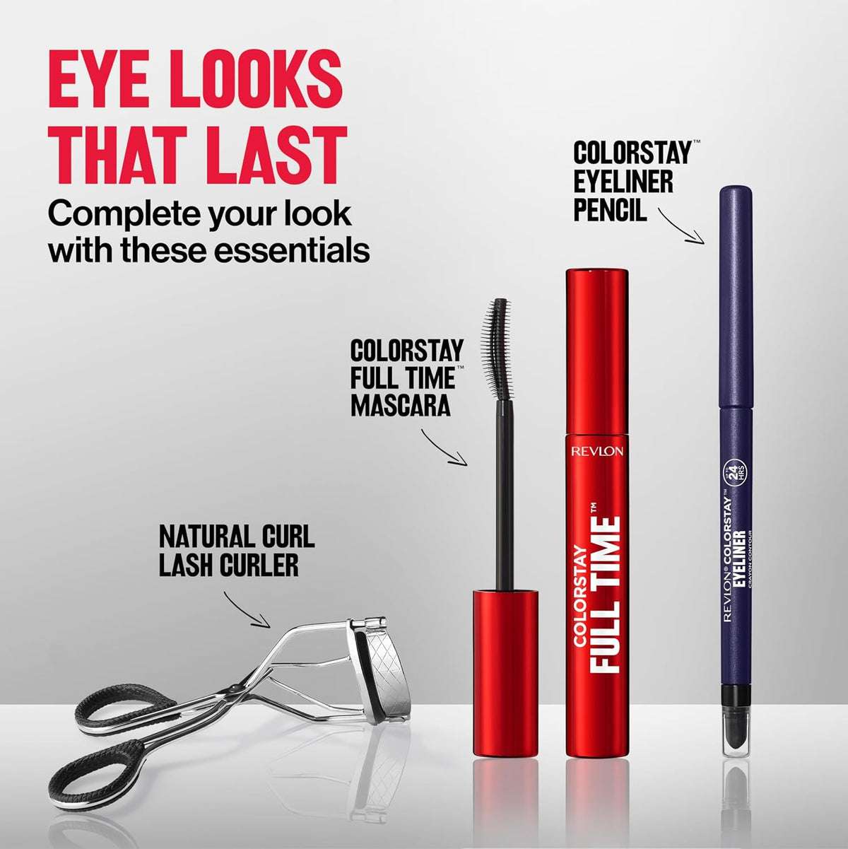 Revlon ColorStay Pencil Waterproof Eyeliner, Smudge-Proof, Eye Makeup with Built-In Sharpener, Long-Lasting, Matte Finish, 201 Black, 2 pack