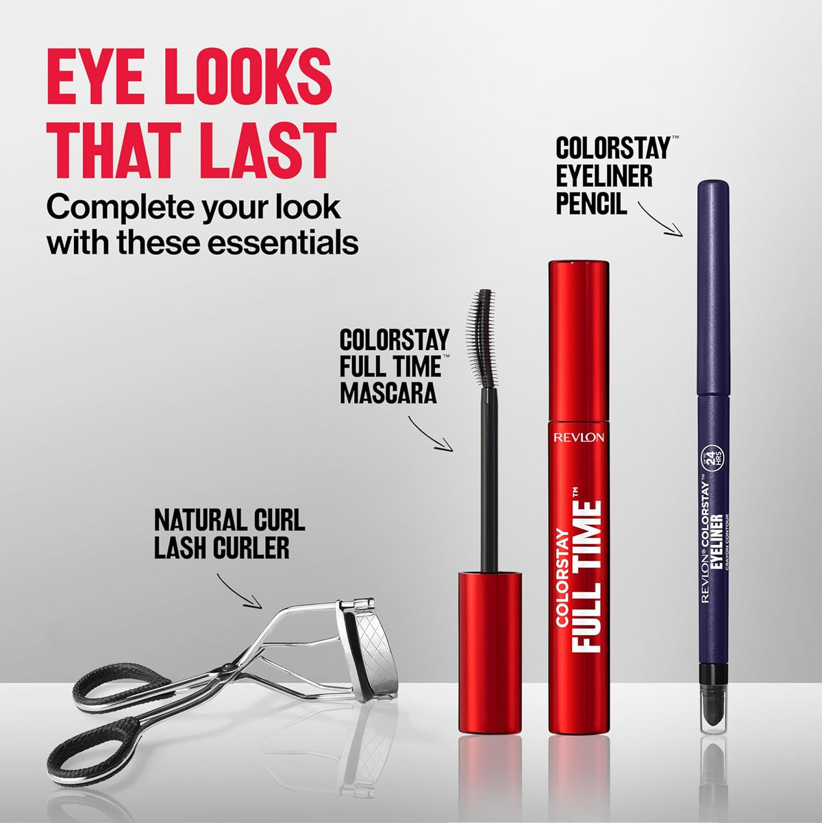 Revlon ColorStay Pencil Waterproof Eyeliner, Smudge-Proof, Eye Makeup with Built-In Sharpener, Long-Lasting, Matte Finish, 201 Black, 2 pack