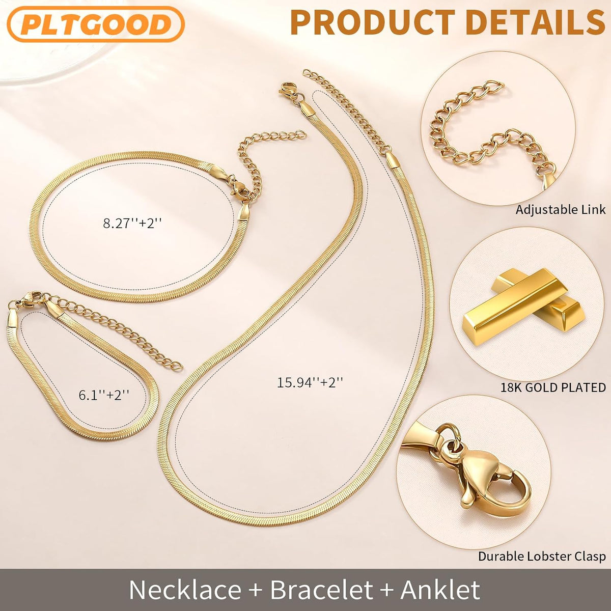 Premium Gold-Plated Stainless Steel Jewelry – Tarnish-Resistant &amp; Waterproof From Uncle LOL