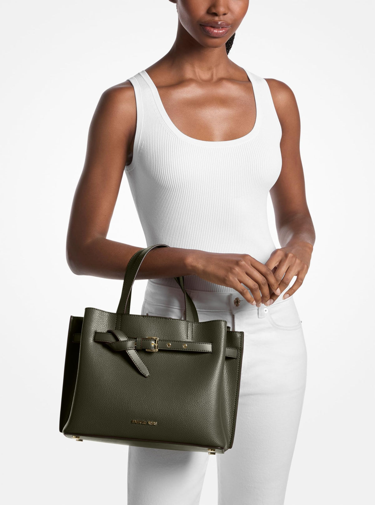 Michael Kors womens Emilia Medium Satchel
