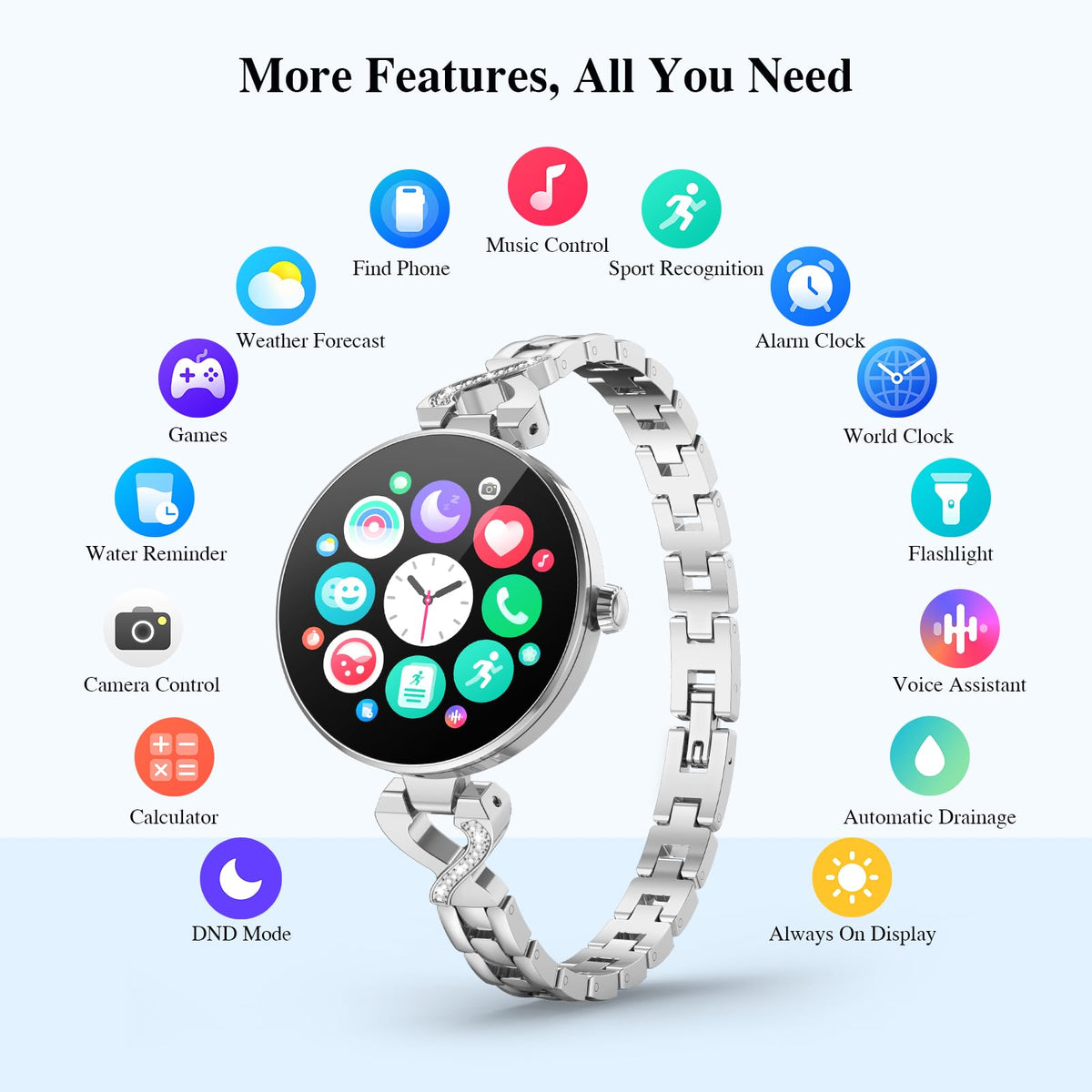 Smart Watches for Women, Answer/Make Call, 1.04&