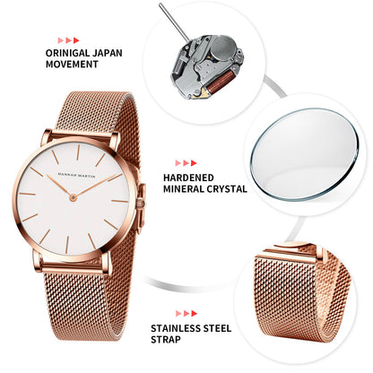 HANNAH MARTIN Watches for Women Analog Women&