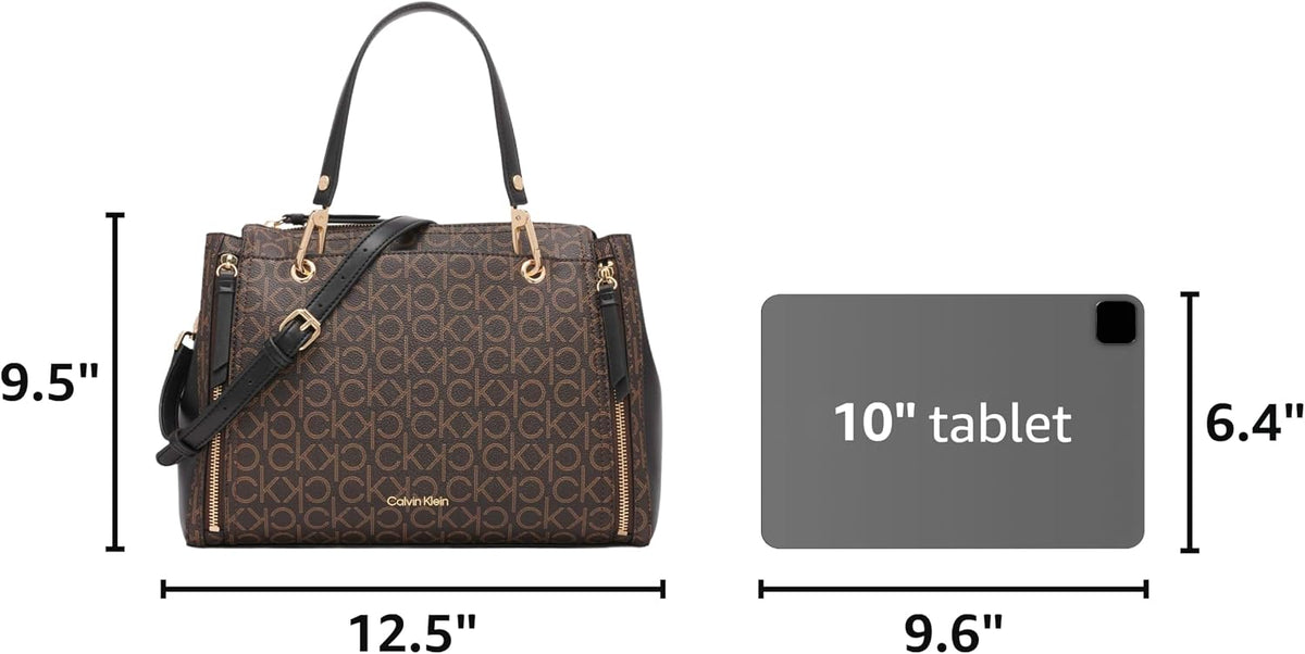 Calvin Klein Bubble Lamb Novelty Organization Satchel