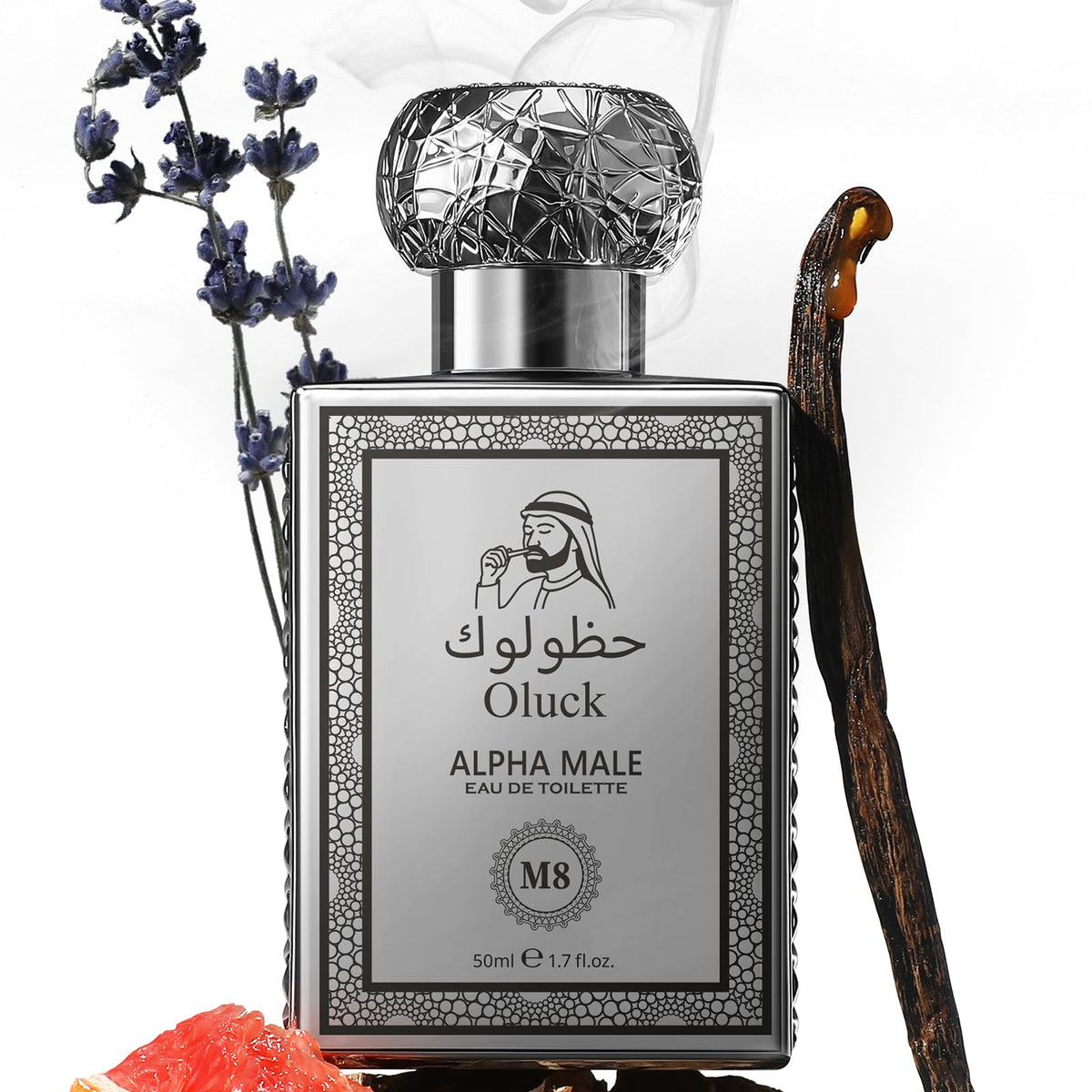 Oluck Gulf Night Perfume M7 Cologne for Women &amp; Men, Lemon Pineapple Nutmeg Cedarwood Vanilla Notes, Middle Eastern Fragrance