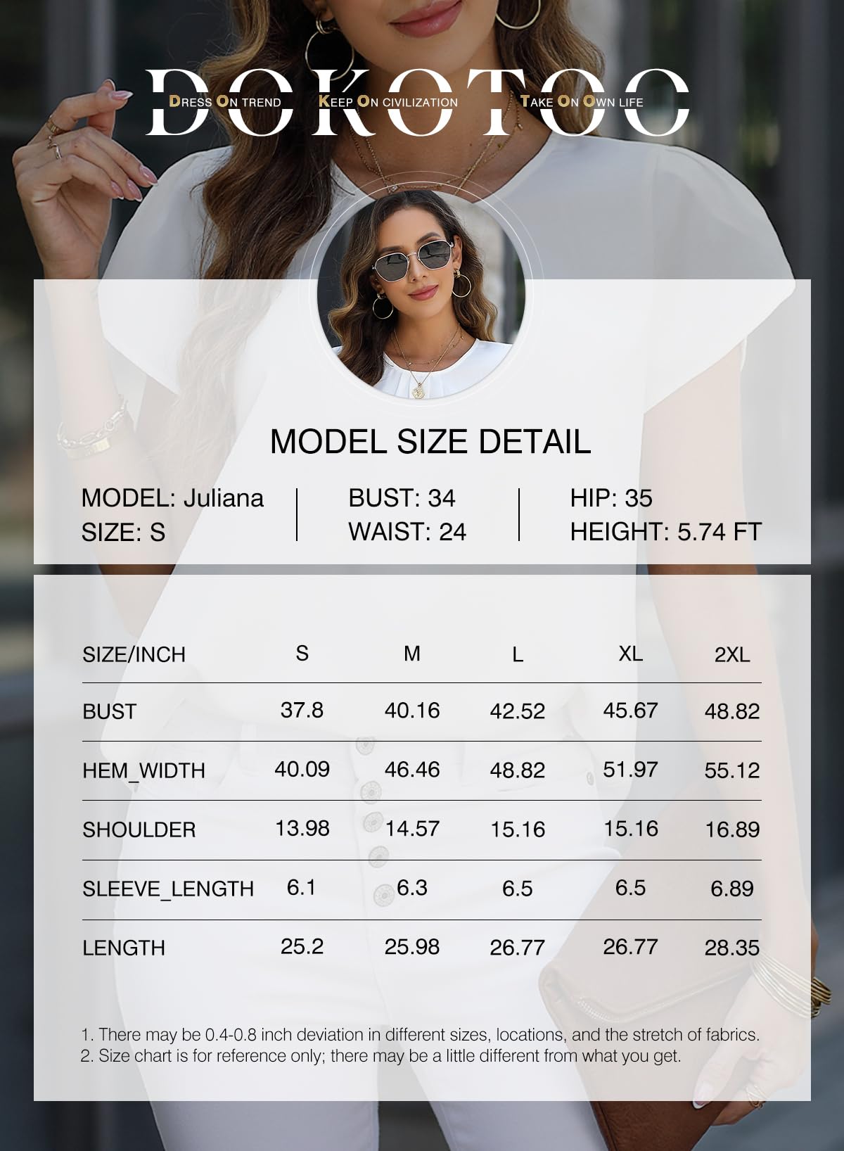 Polyester Blouses - Women&
