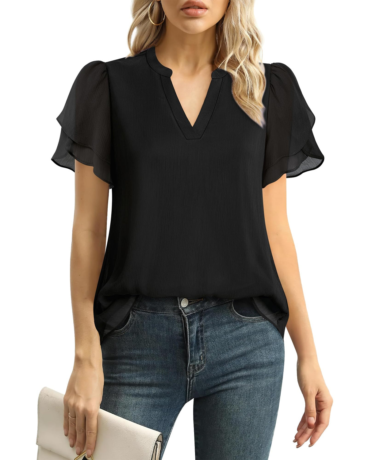 Polyester Blouses - Women&