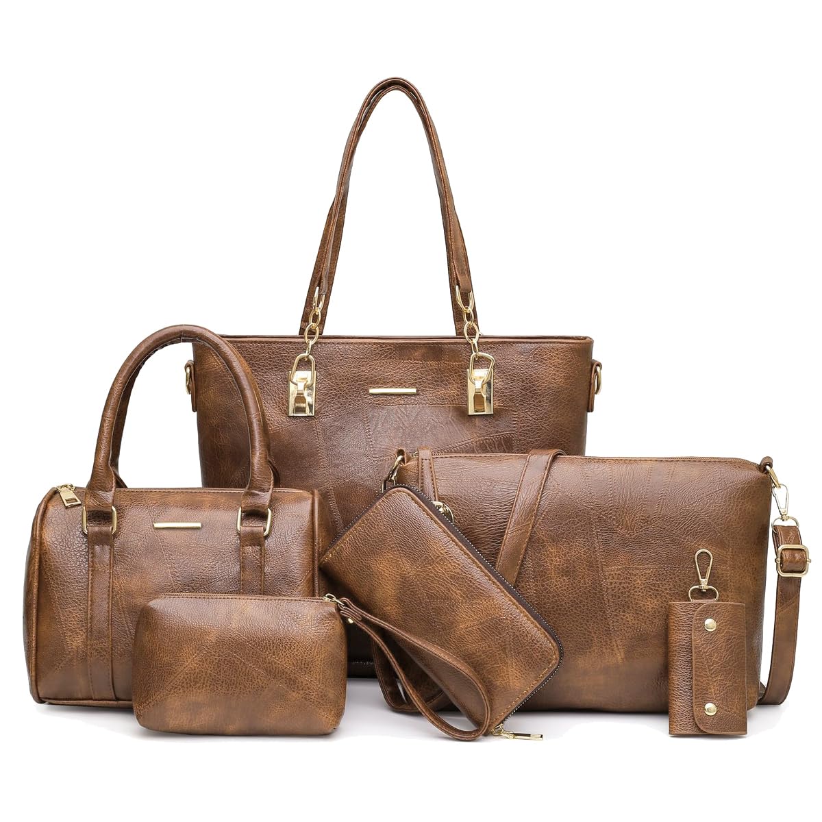 2E-youth Designer Purses and Handbags for Women Satchel Shoulder Bag Tote Top Handle Bag