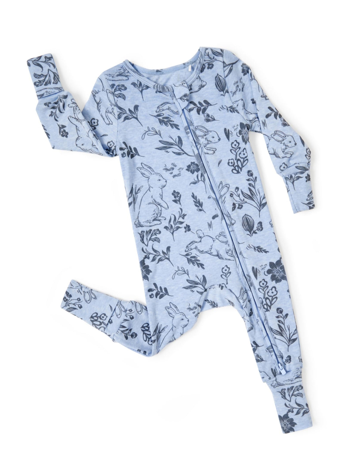 PATPAT Baby Footie Pajamas - Premium Tencel Lyocell &amp; Wool Romper with 2-Way Zipper