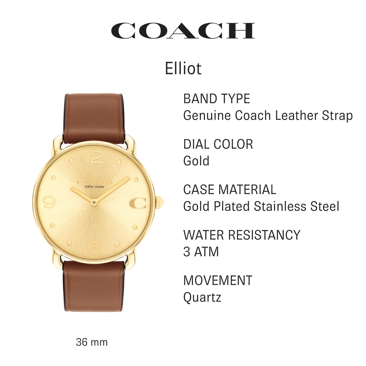 Coach Elliot Women&