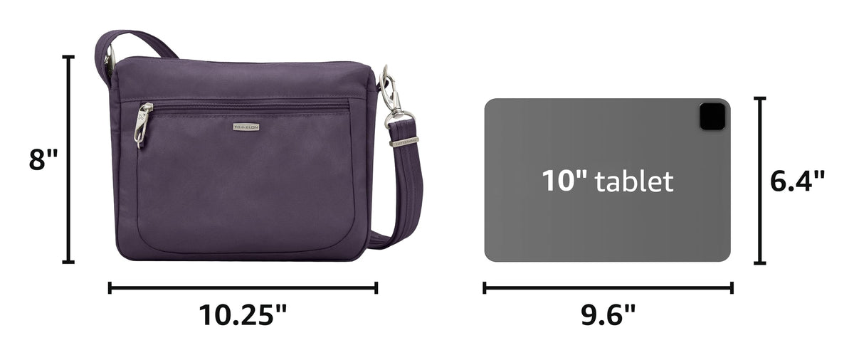 Travelon Anti-Theft Classic Small East/West Crossbody