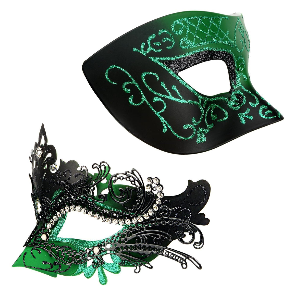 Masquerade Masks - Elegant Mardi Gras Party Masks - Premium Decorative Masks for Women and Men
