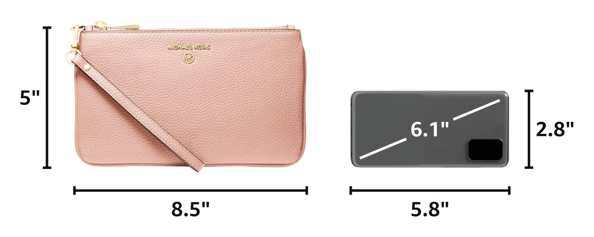 Michael Kors Jet Set Charm Medium Top Zip Wristlet