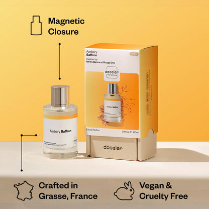 Dossier - Ambery Vanilla - Eau de Parfum - Vanilla Perfume - Inspired by Black Opium - Long-Lasting Fragrance - Feminine - 1.7 fl oz (50ml)