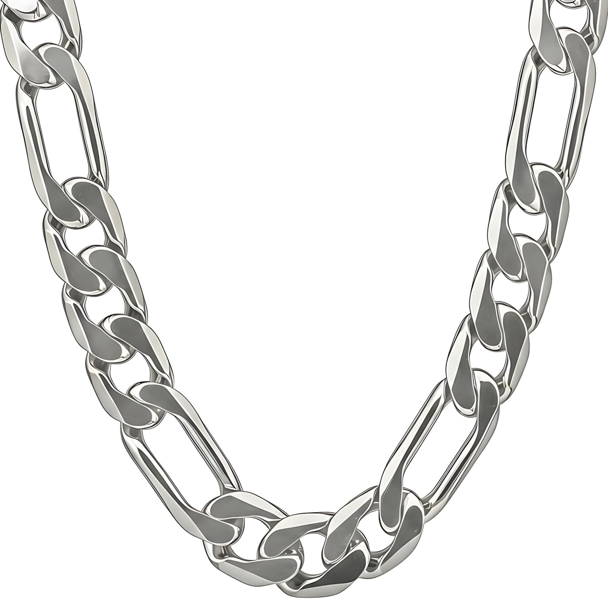 Premium 18K Gold-Plated Figaro Chain Necklace – Stainless Steel | Waterproof &amp; Tarnish Resistant