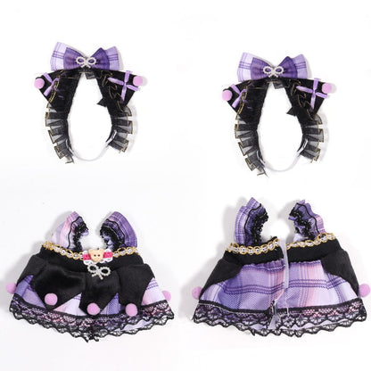 3 Piece Doll Clothes Set for 17cm Dolls - Handmade Crochet Outfit with Hat