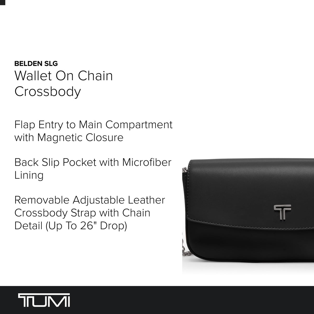 TUMI Womens Wallet on Chain