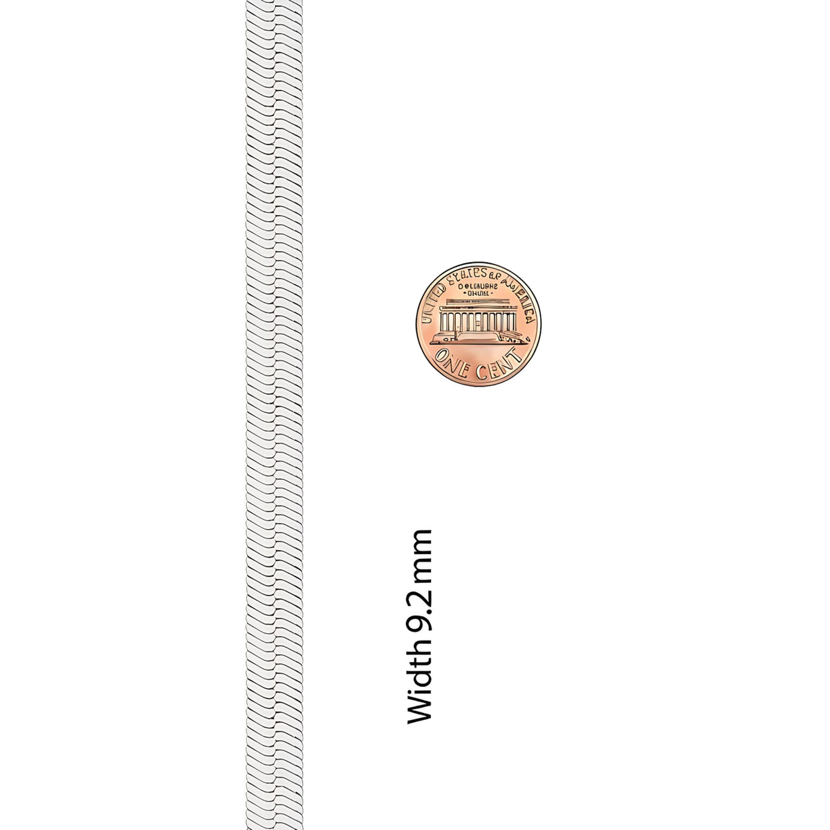 Premium Gold-Plated Stainless Steel Herringbone Chain Necklace – Waterproof, Tarnish Resistant &amp; Designed by UNCLE LOL