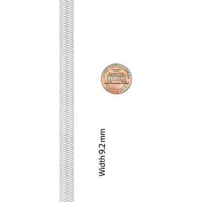 Premium Gold-Plated Stainless Steel Herringbone Chain Necklace – Waterproof, Tarnish Resistant &amp; Designed by UNCLE LOL