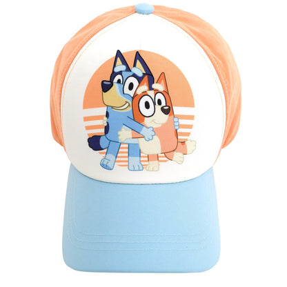 Bluey 3-Piece Kids Outfit Set - T-Shirt, Shorts &amp; Baseball Cap for Toddlers to Big Kids