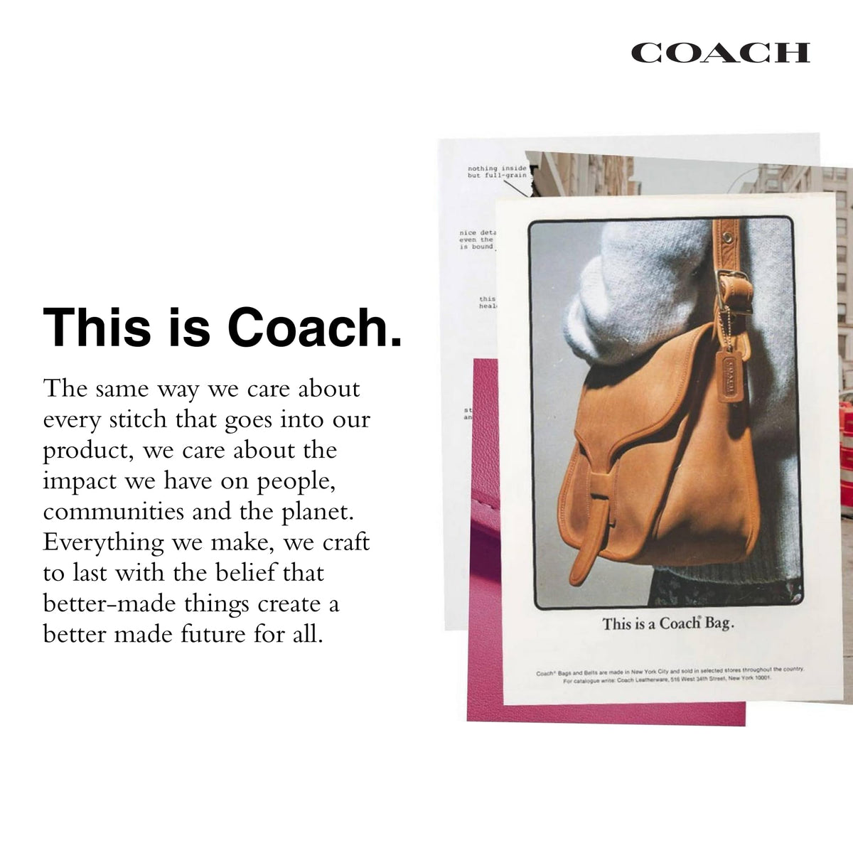 COACH Crossgrain Leather Attachment Card Case