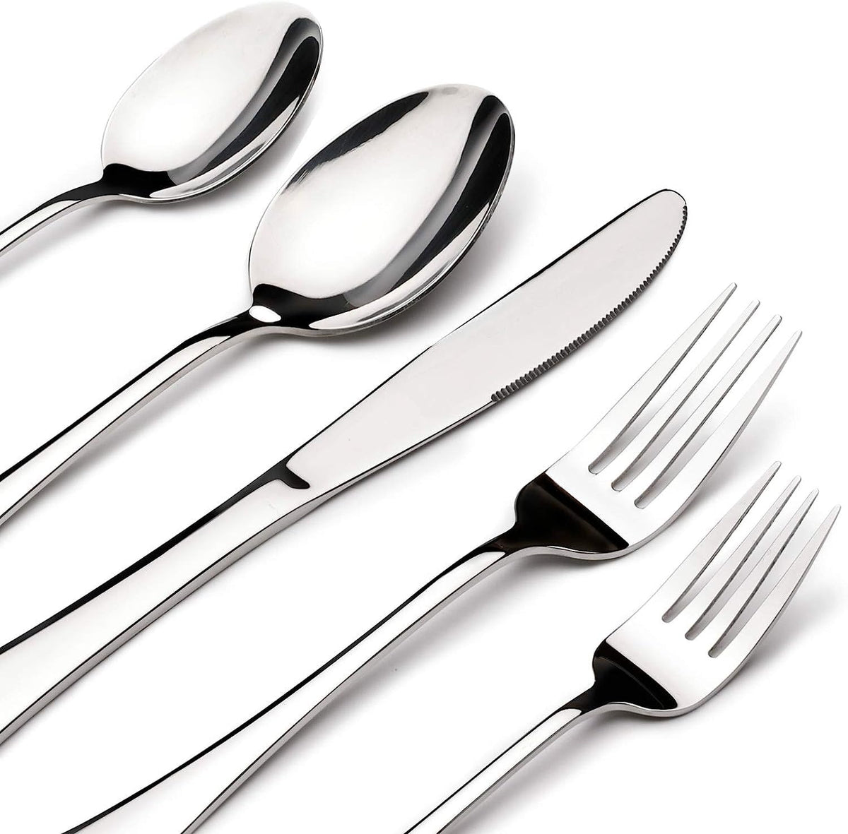 Silverware Set, Stainless Steel Flatware Utensils Cutlery Set
