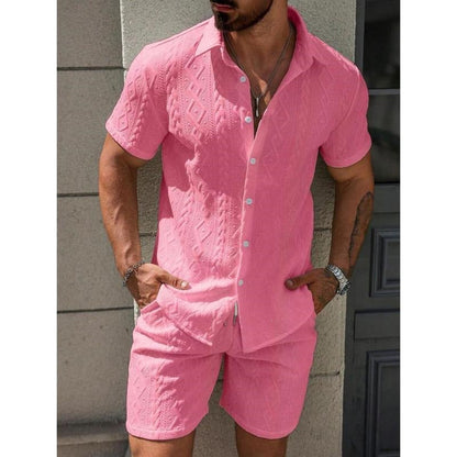 Fashionable Mens Casual Shirt Set