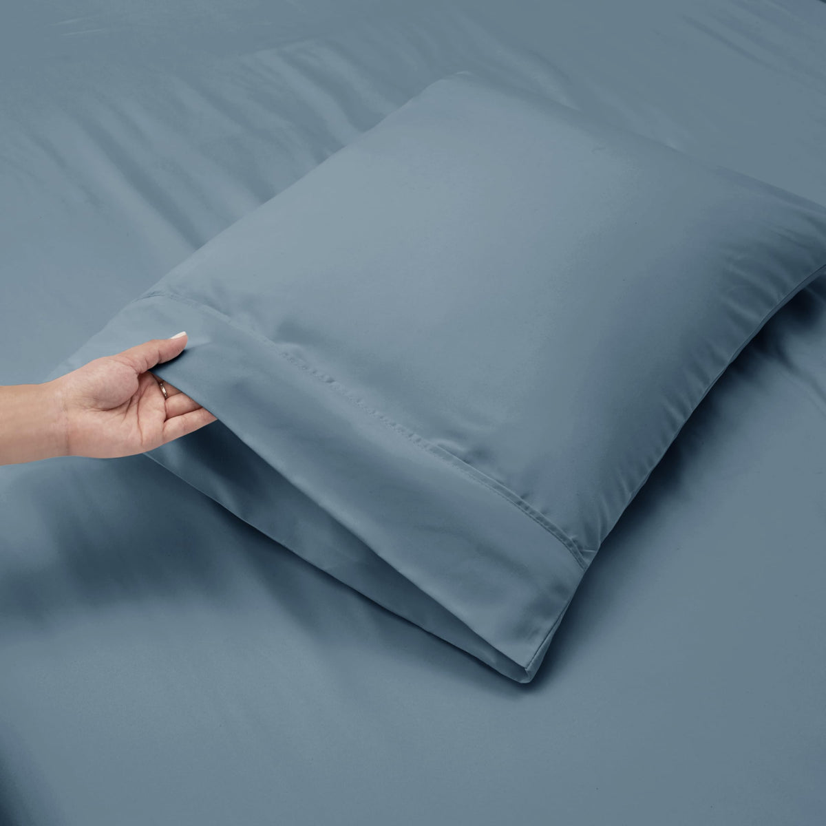King Size Deep Pocket Sheet Set 6 Piece - Extra Deep Fitted Sheets 18-24 Inch Microfiber Linen