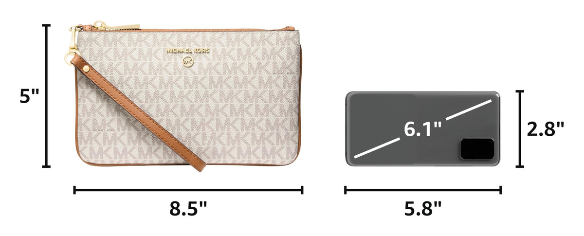 Michael Kors Jet Set Charm Medium Top Zip Wristlet