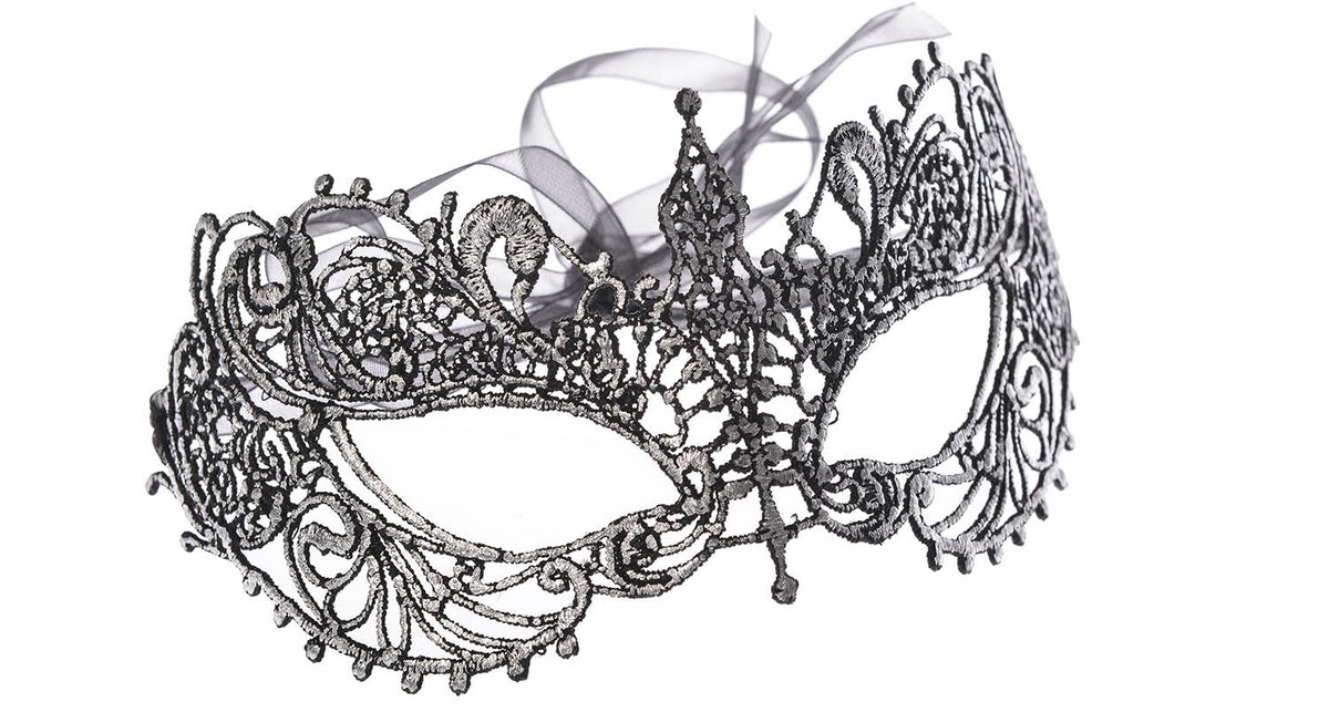 Vintage Venetian Masquerade Masks for Women - Classic Half Face Masks for Parties - 3 Piece Set