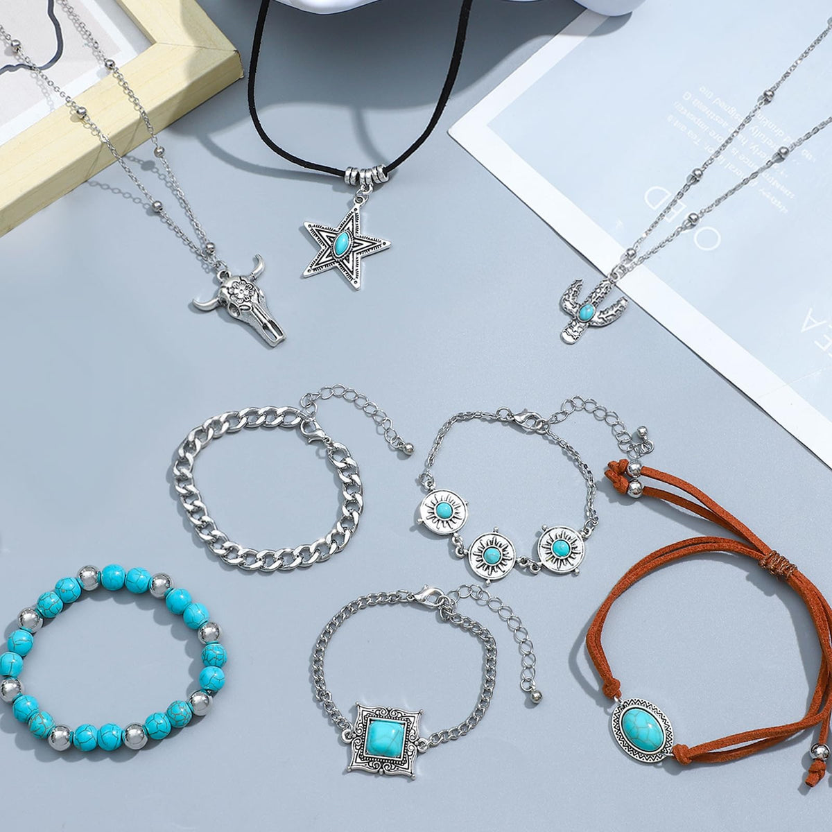69-Piece Gold Jewelry Set for Women | Necklaces, Bracelets &amp; Earrings