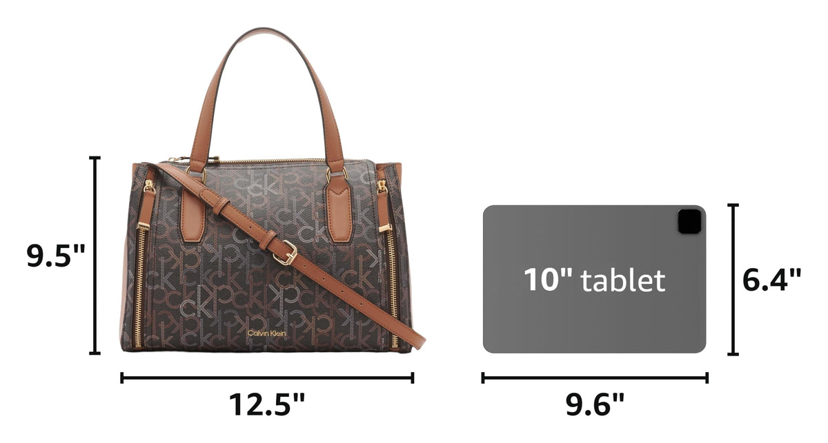 Calvin Klein Bubble Lamb Novelty Organization Satchel